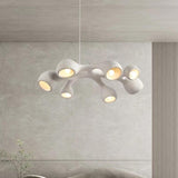Newborn Modern Organic Sculpture Pendant Light Casual White Ceiling Fixture