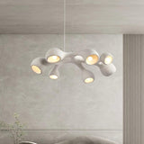 Newborn Modern Organic Sculpture Pendant Light Casual White Ceiling Fixture