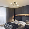 Modern 8 Light Sputnik Chandelier Industrial Metal Ceiling Light Fixture for Living Room and Bedroom