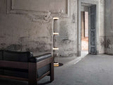Modern Hand Blown Glass Modular Floor Lamp for Living Room with Integrated LED Lighting