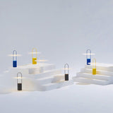 Nomade Modern Industrial Table Lamp with Carry Handle and Acrylic Diffuser for Bedside and Office