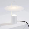 Nomade Modern Industrial Table Lamp with Carry Handle and Acrylic Diffuser for Bedside and Office