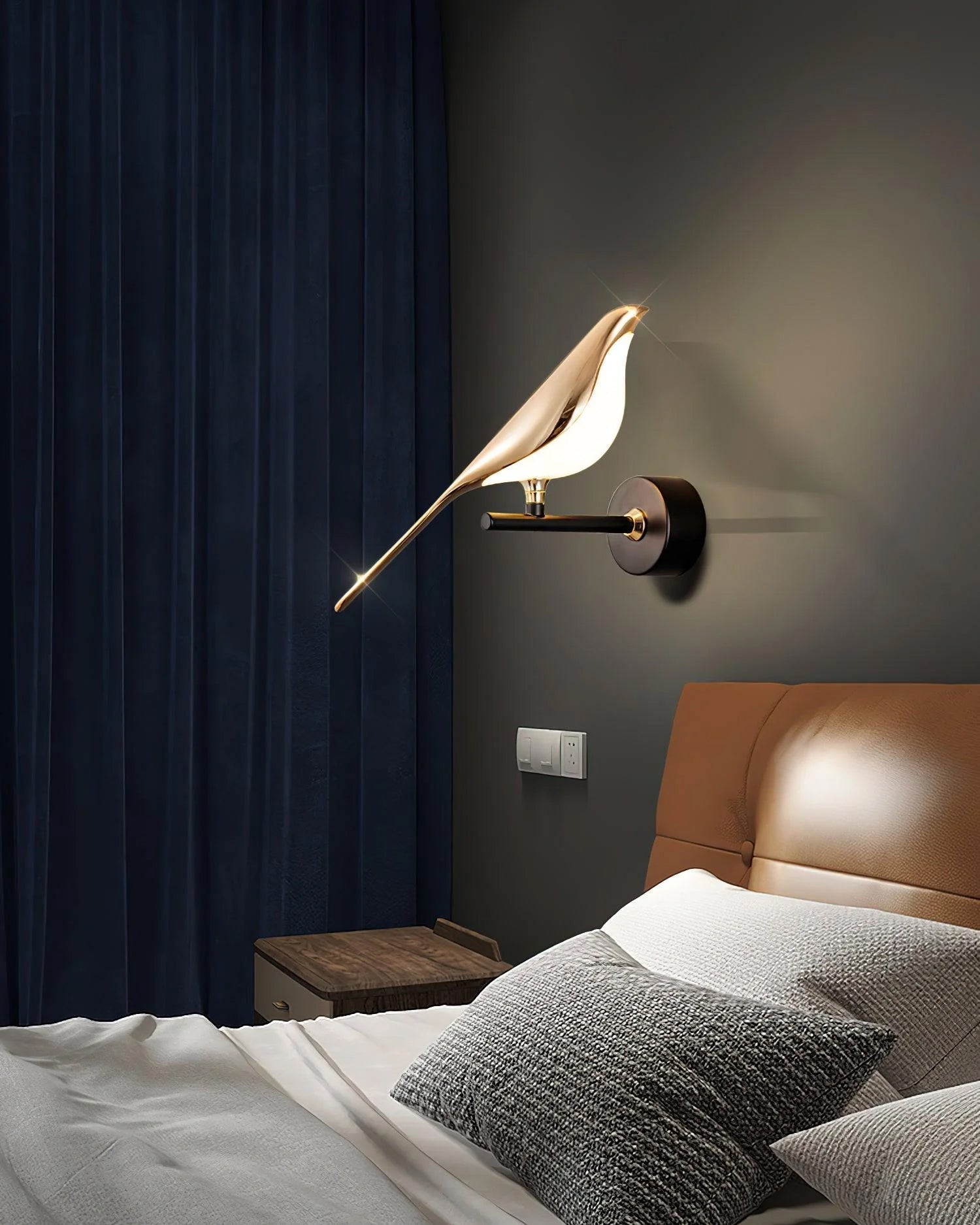 Nomi Bird Shaped Rotatable Wall Sconce Modern LED Indoor Bracket Light