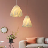 Nordic 3D Printed Creative Chandelier 16W White Pendant Light for Dining Room and Bedroom