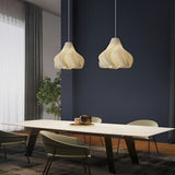 Nordic 3D Printed Creative Chandelier 16W White Pendant Light for Dining Room and Bedroom