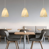 Nordic 3D Printed Creative Chandelier 16W White Pendant Light for Dining Room and Bedroom