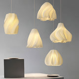 Nordic 3D Printed Creative Chandelier 16W White Pendant Light for Dining Room and Bedroom