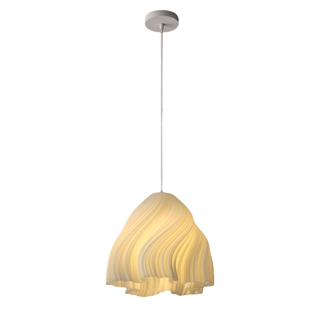 Nordic 3D Printed Creative Chandelier 16W White Pendant Light for Dining Room and Bedroom