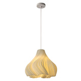 Nordic 3D Printed Creative Chandelier 16W White Pendant Light for Dining Room and Bedroom