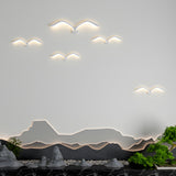 Nordic Acrylic Seagull Wing LED Wall Sconce Modern Indoor Wall Light for Living Room and Bedroom