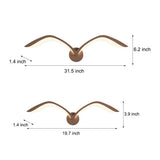 Nordic Acrylic Seagull Wing LED Wall Sconce Modern Indoor Wall Light for Living Room and Bedroom