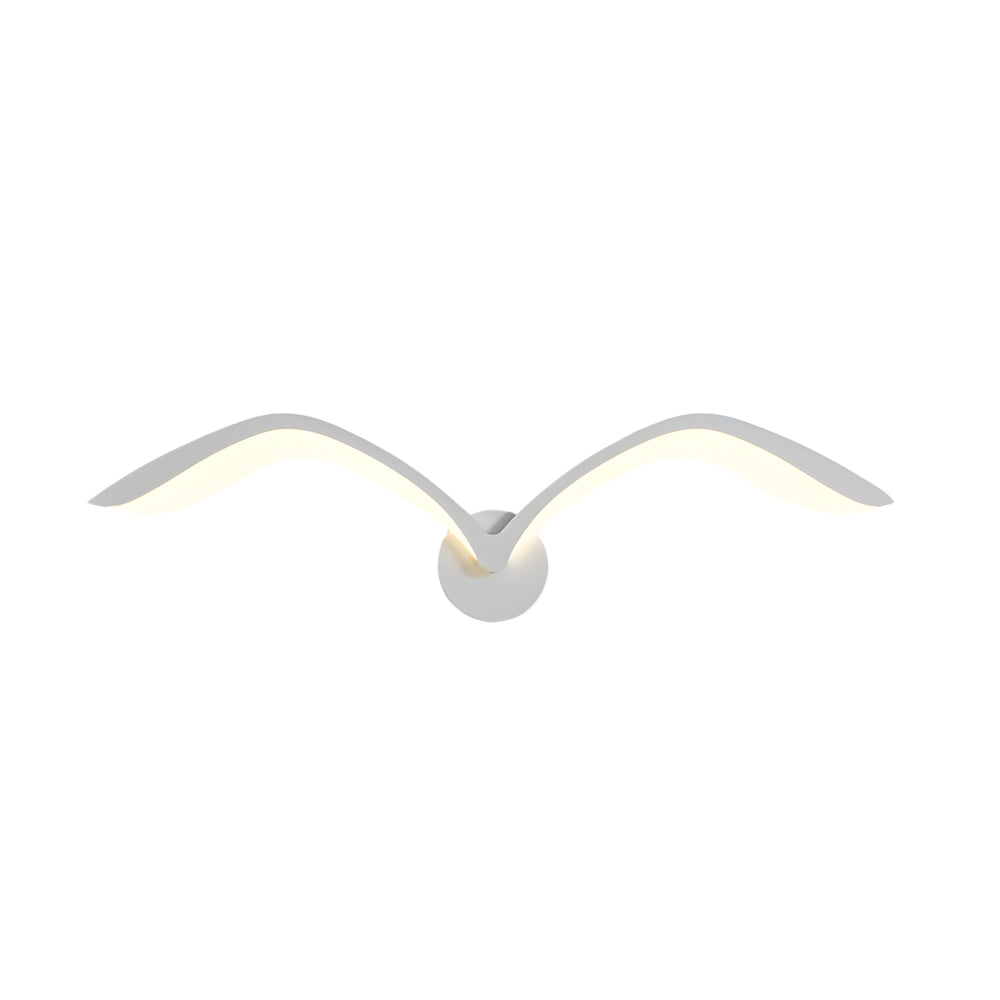Nordic Acrylic Seagull Wing LED Wall Sconce Modern Indoor Wall Light for Living Room and Bedroom