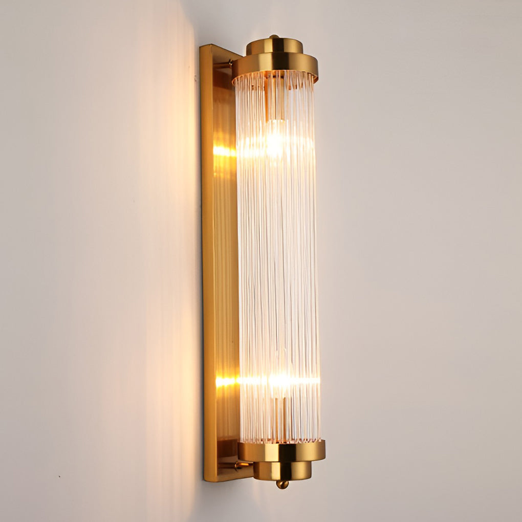 Nordic Adjustable Crystal Gold Wall Sconce Warm White LED Lighting for Bedroom and Living Room