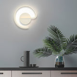 Nordic Artistic LED Wall Sconce Modern Line Art Circular Indoor Decorative Lighting