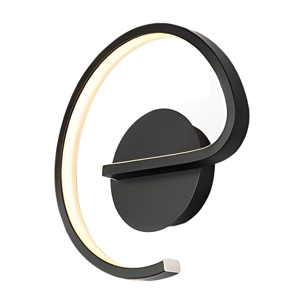 Nordic Artistic LED Wall Sconce Modern Line Art Circular Indoor Decorative Lighting