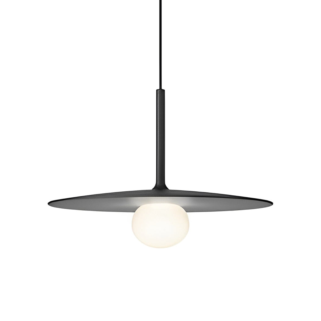 Nordic Black Iron and Glass LED Pendant Light Modern Creative Hanging Chandelier for Dining Room Kitchen