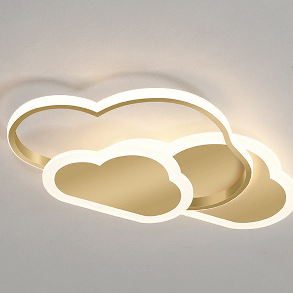 Modern Arc Design Cloud Shape LED Ceiling Light for Kids Room and Bedroom