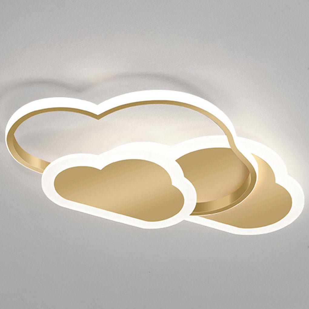 Modern Arc Design Cloud Shape LED Ceiling Light for Kids Room and Bedroom