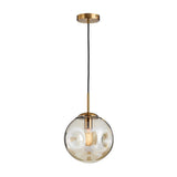Nordic Creative Glass Globe Pendant Light Modern Small Chandelier for Dining Room and Bedroom