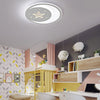Modern Star and Moon Dimmable LED Ceiling Light Ultra Thin Fixture with Remote Control for Kids Bedroom