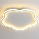 Modern Ultra Thin Cloud Shaped LED Ceiling Light with Three Color Dimming for Kids Room