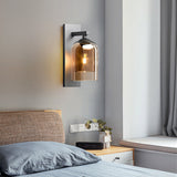 Nordic Double Layer Glass Wall Sconce Minimalist Modern Indoor Lighting Fixture for Living Room
