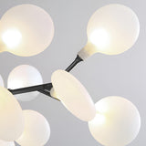 Nordic Firefly Branch Chandelier Modern Metal and Acrylic Hanging Light Fixture