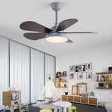 Modern Nordic Reversible Kids Ceiling Fan with LED Light and Remote Control for Bedroom