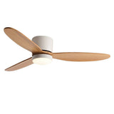 52 Inch Modern Nordic LED Ceiling Fan with Silent Inverter Motor and Adjustable Light