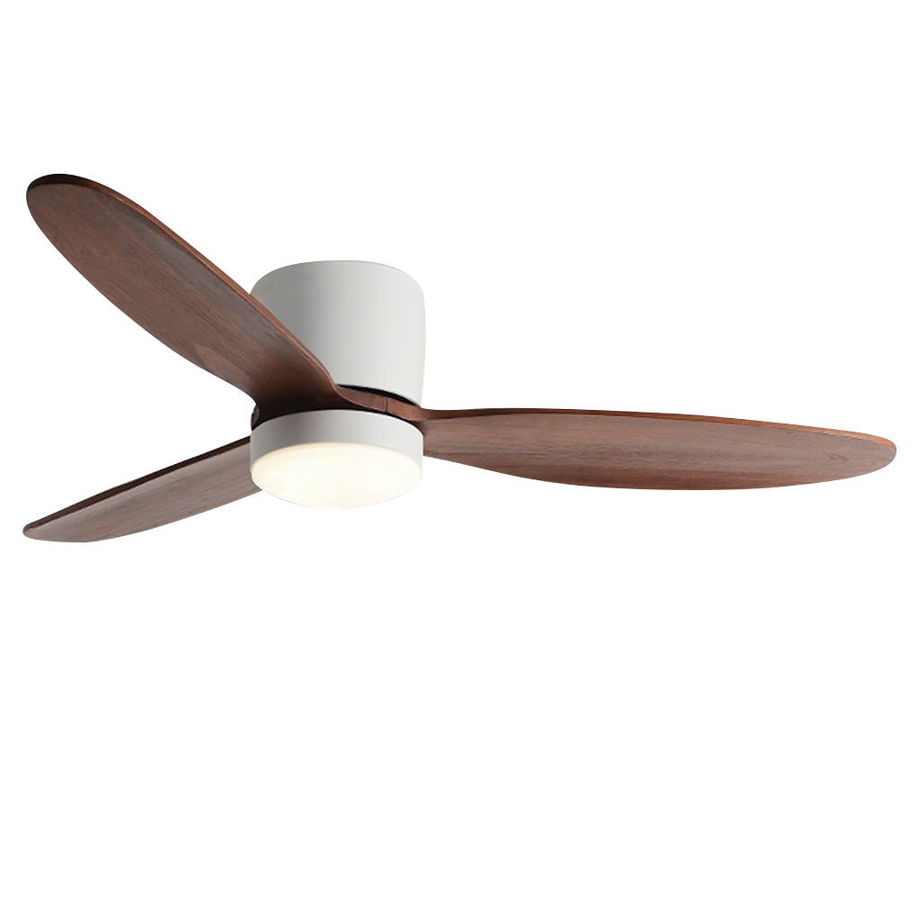 52 Inch Modern Nordic LED Ceiling Fan with Silent Inverter Motor and Adjustable Light