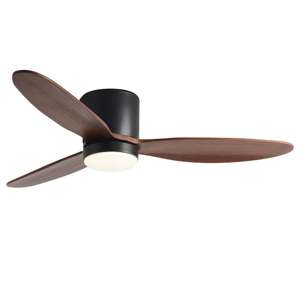 52 Inch Modern Nordic LED Ceiling Fan with Silent Inverter Motor and Adjustable Light
