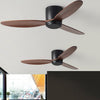 52 Inch Modern Nordic LED Ceiling Fan with Silent Inverter Motor and Adjustable Light