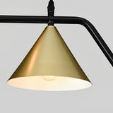Nordic Glass Bubble LED Chandelier Modern Strip Cone Iron Pendant Light for Dining Room