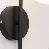 Nordic Glass Globe LED Wall Sconce Plug In Modern Indoor Wall Light for Living Room Gold