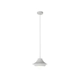 Nordic Iron Hat Pendant Light Modern Striped 3 Step Dimming Ceiling Hanging Lamp