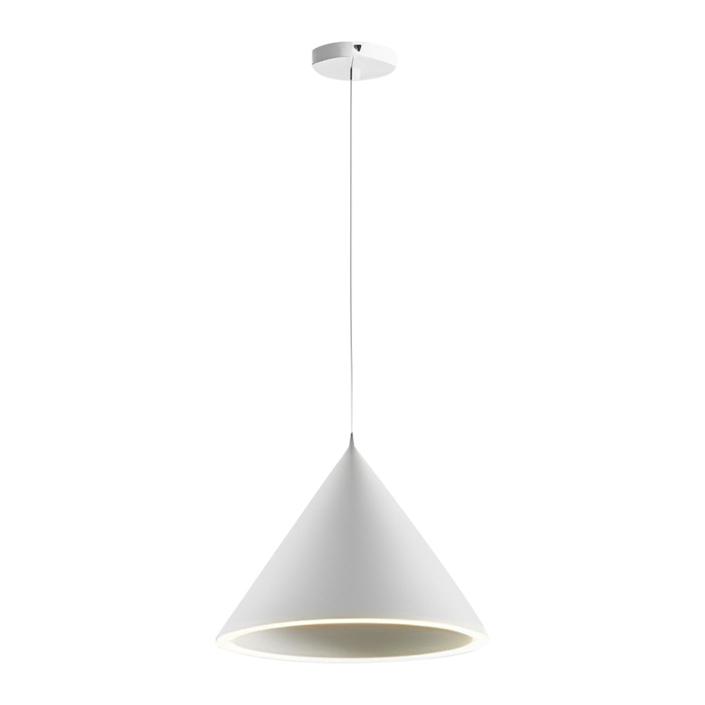 Nordic Minimalist Conical LED Pendant Light Colorful Macaron Kitchen Island Hanging Lamp