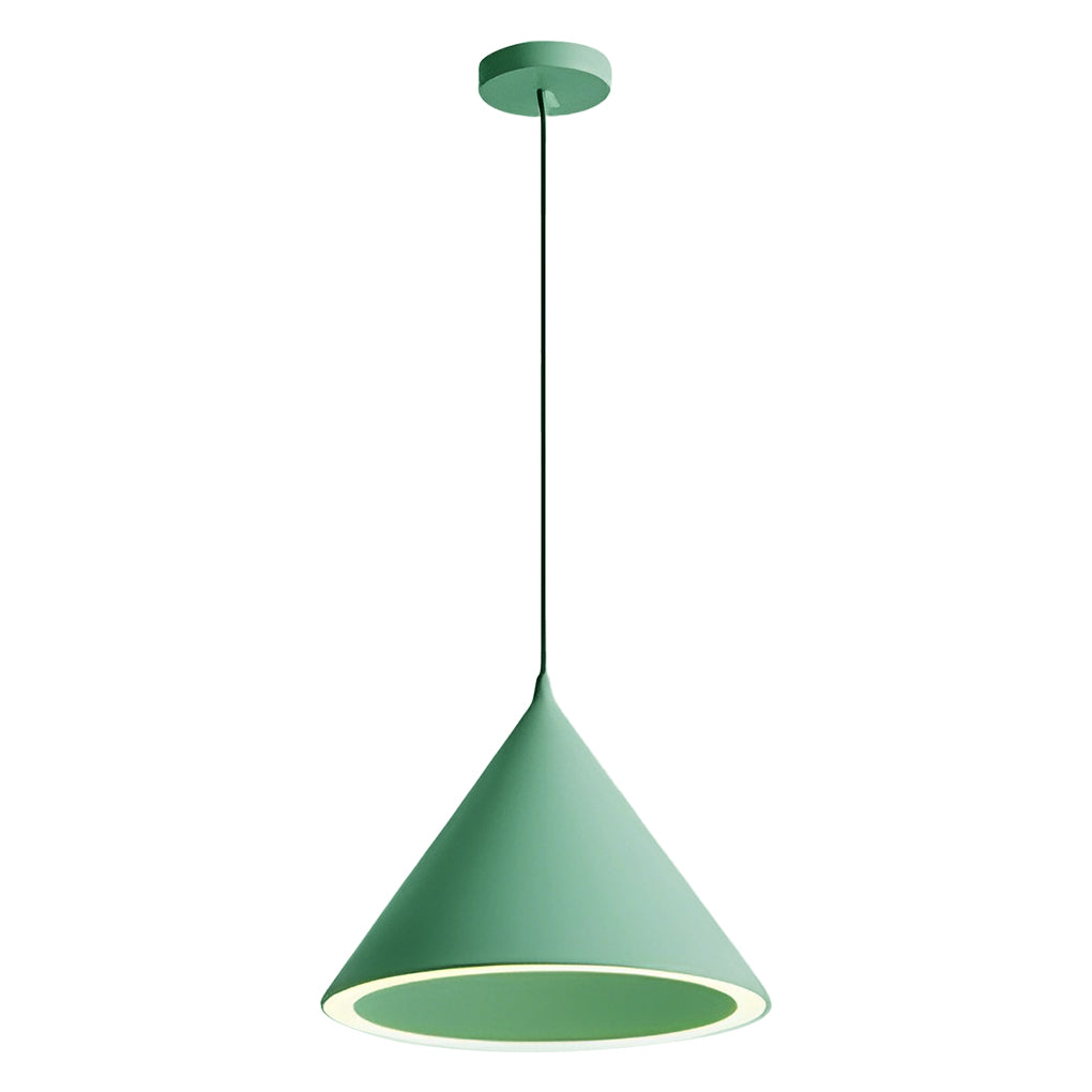 Nordic Minimalist Conical LED Pendant Light Colorful Macaron Kitchen Island Hanging Lamp