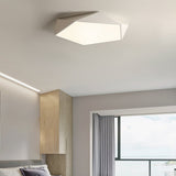 Modern Nordic Geometric LED Ceiling Light Ultra Thin Dimmable Flush Mount Fixture