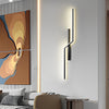 Nordic Minimalist Linear LED Wall Sconce Modern Creative Lighting for Home Decor