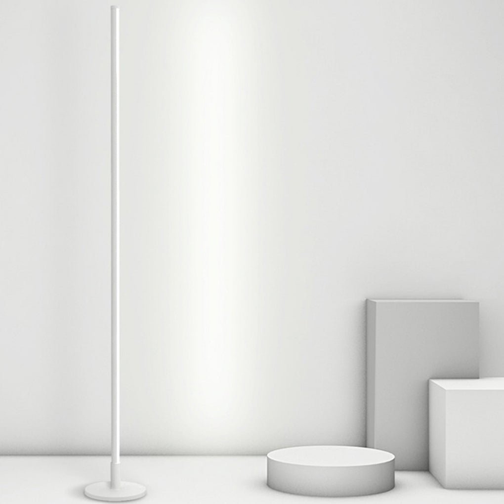 Sleek Aluminum Strip LED Standing Light Contemporary Accent Floor Lamp