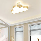 Creative Cloud Shaped LED Ceiling Lamp for Childrens Bedroom and Playroom Lighting