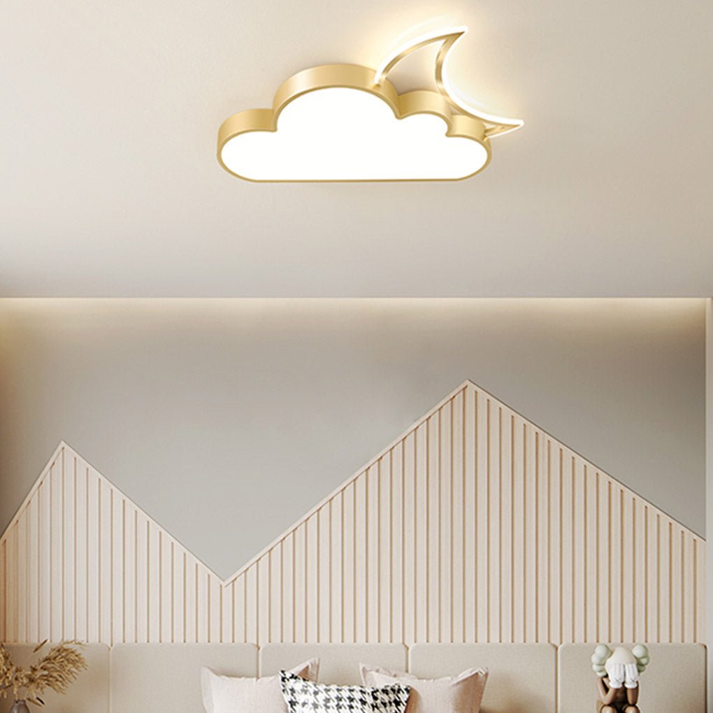 Creative Cloud Shaped LED Ceiling Lamp for Childrens Bedroom and Playroom Lighting