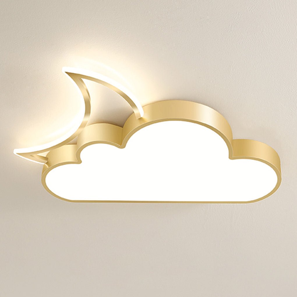 Creative Cloud Shaped LED Ceiling Lamp for Childrens Bedroom and Playroom Lighting