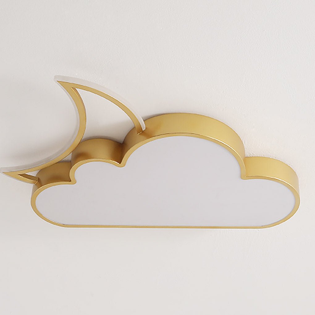 Creative Cloud Shaped LED Ceiling Lamp for Childrens Bedroom and Playroom Lighting