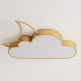 Creative Cloud Shaped LED Ceiling Lamp for Childrens Bedroom and Playroom Lighting
