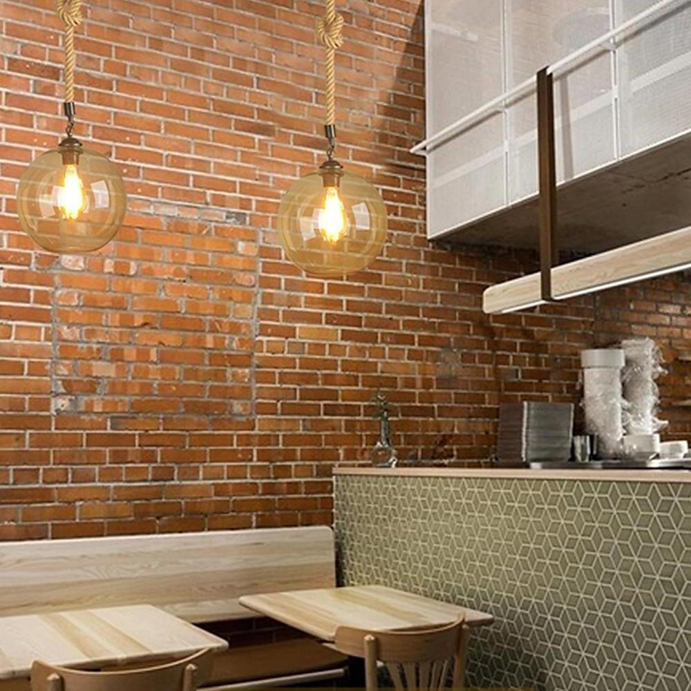 Nordic Modern Electroplated Glass Globe Pendant Light LED Ceiling Chandelier for Dining Room Kitchen