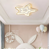 Modern Star Shaped LED Flush Mount Ceiling Light for Kids Bedroom and Nursery