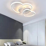 Creative Heart Shaped LED Ceiling Lighting Modern Nordic Flush Mount for Children Room