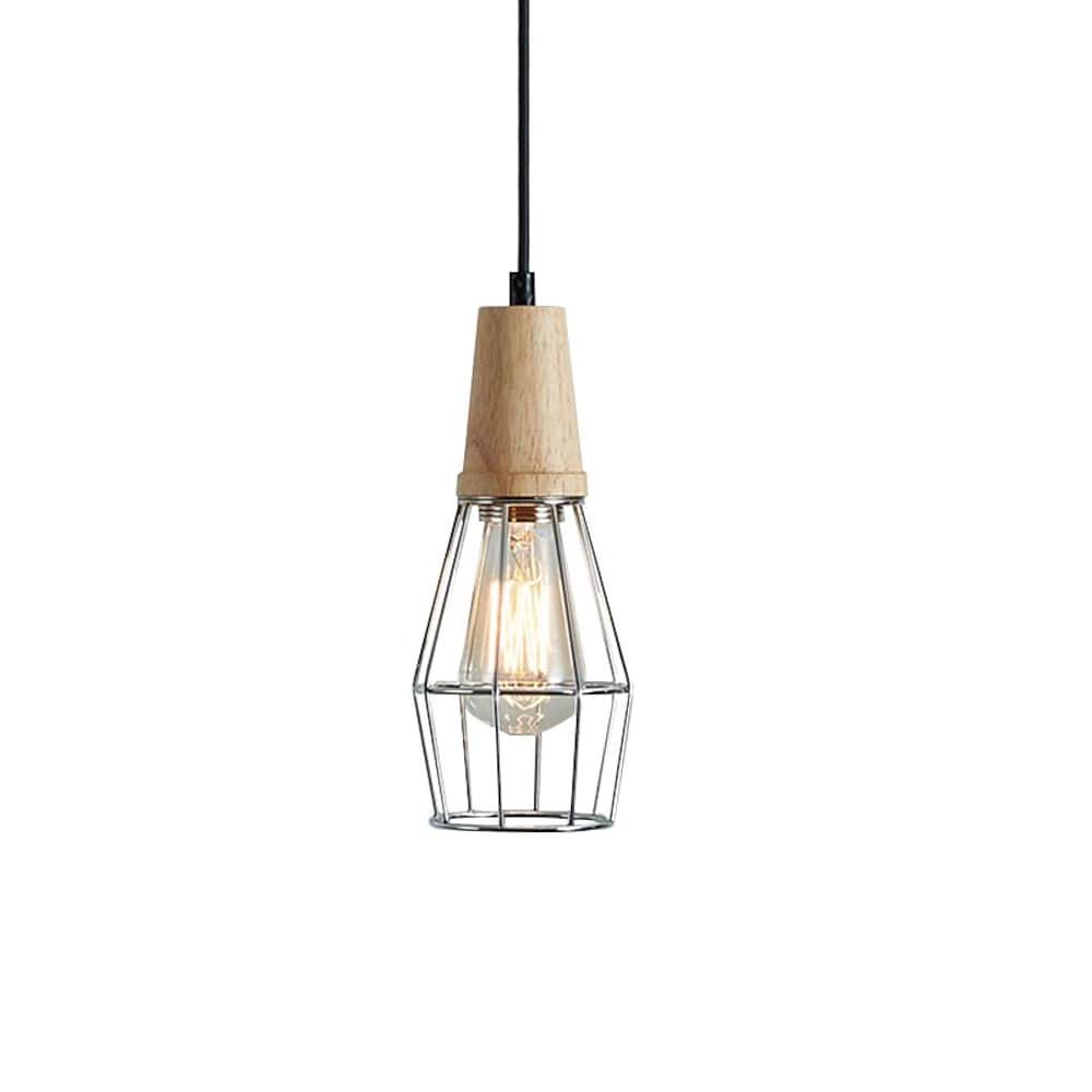 Nordic Style Vintage Lantern Pendant Light Metal Hanging Lamp for Living Room and Bedroom
