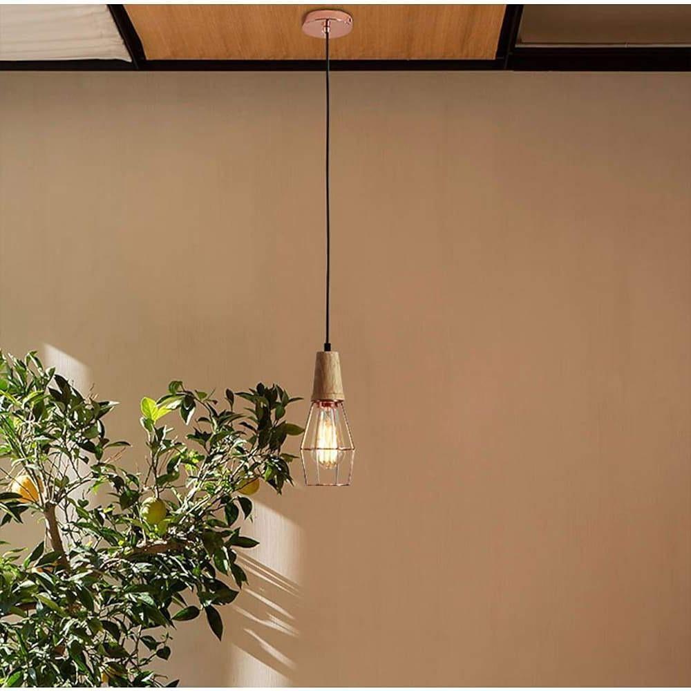 Nordic Style Vintage Lantern Pendant Light Metal Hanging Lamp for Living Room and Bedroom